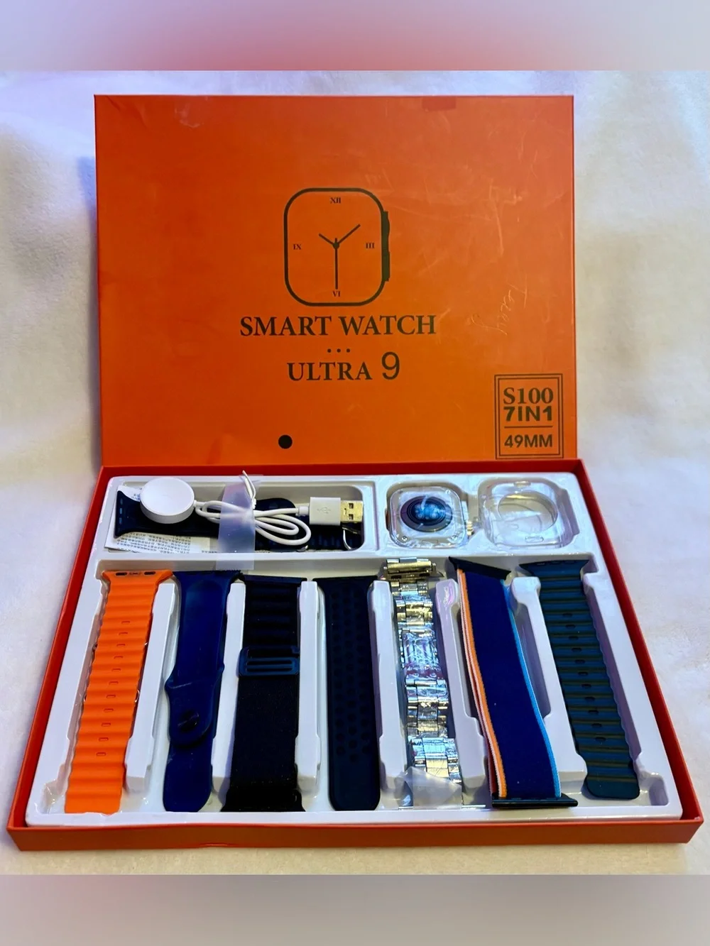 Ultra 9 Smart Watch - Red